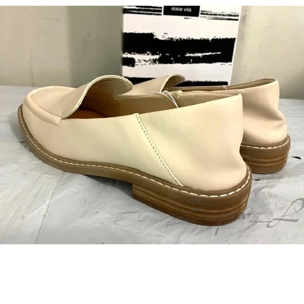 NEW DV by Dolce Vita Women's Flirty Stacked Heel Loafer - Picture 7 of 9